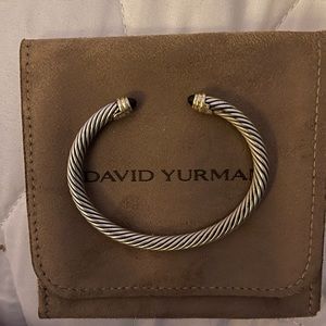 David Yurman black onyx/gold bracelet
